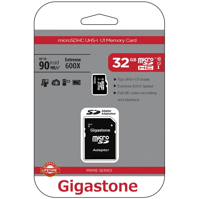 Prime Series Microsd(Tm) Card With Adapter (32 Gb)