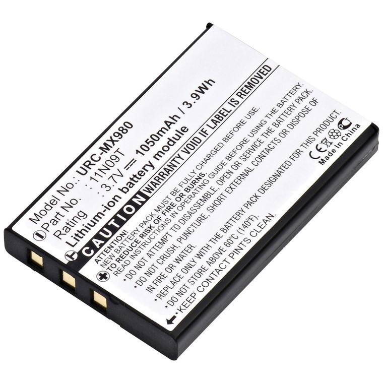 Urc-Mx980 Rechargeable Replacement Battery