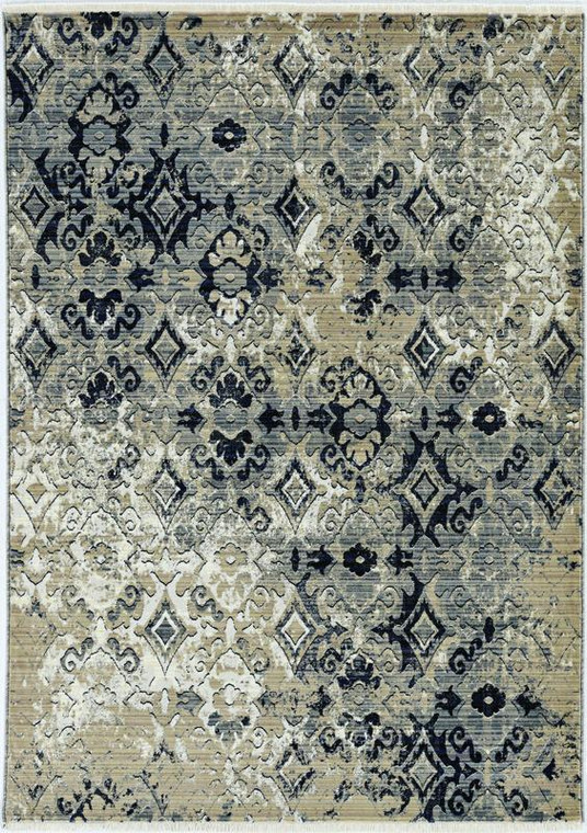 Kas Westerly 7653 Ivory/Beige Illusions Area Rug - 3'10" x 5'9"WES7653310X59