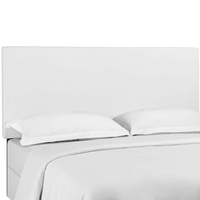 Taylor King And California King Upholstered Linen Fabric Headboard MOD 5883 WHI by Modway Furniture