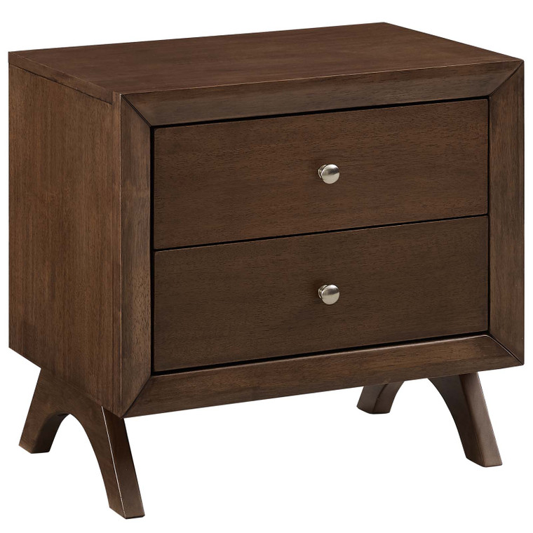 Providence Nightstand Or End Table MOD 6057 WAL by Modway Furniture
