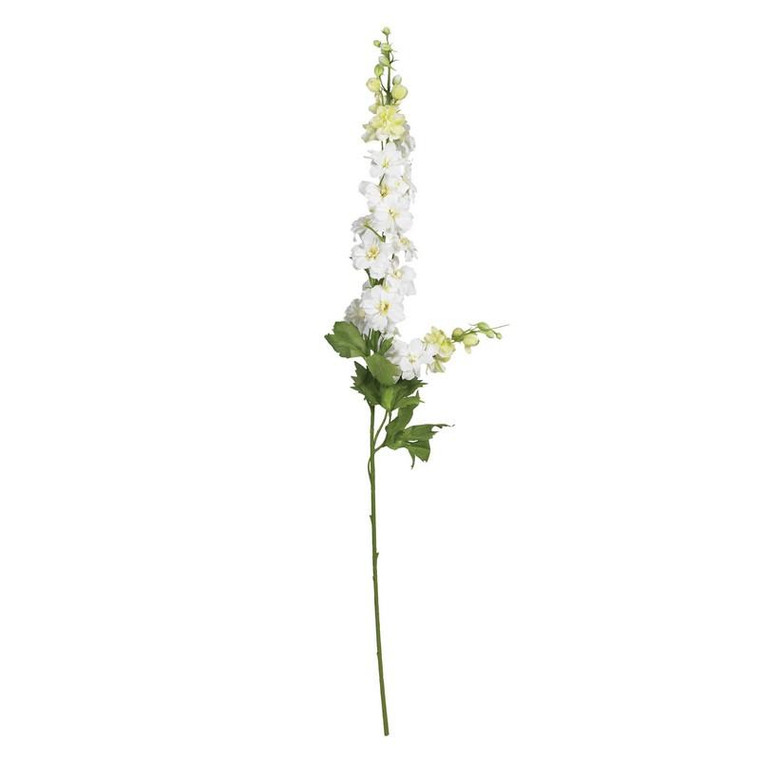 38.5" Delphinium Stem (Set Of 12) 2128-WH By Nearly Natural