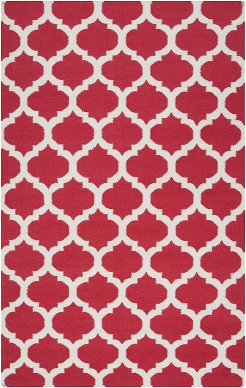 Surya Frontier Hand Woven Red Rug FT-114 - 3'6" x 5'6"