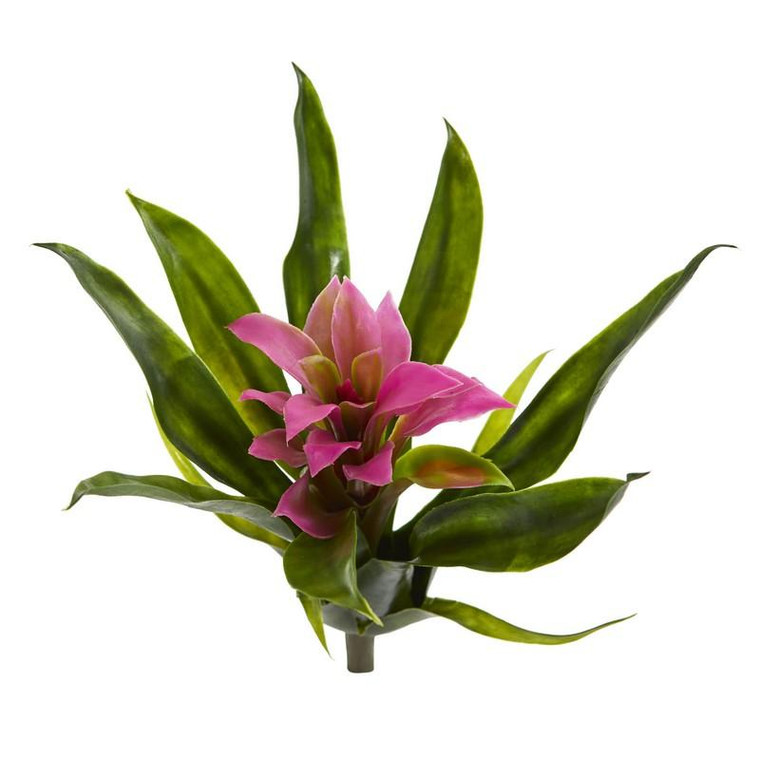 10" Bromeliad Artificial Flower (Set Of 6) 2237-S6-PP By Nearly Natural