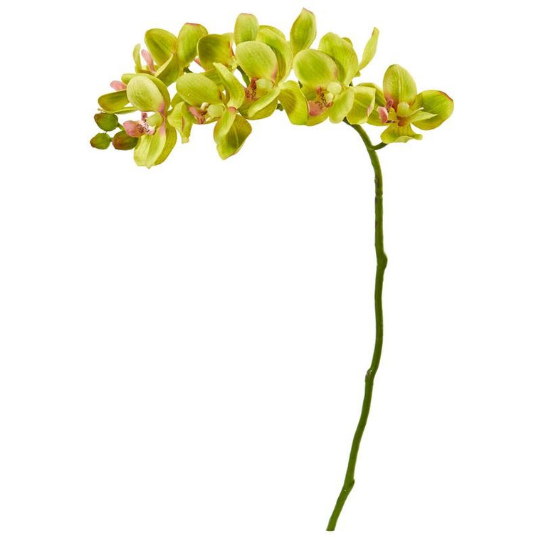 21" Phalaenopsis Orchid Artificial Flower (Set Of 6) 2268-S6-GR By Nearly Natural