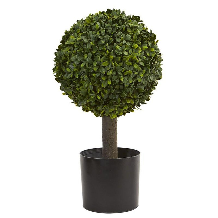 21" Boxwood Ball Topiary Artificial Tree 4596 By Nearly Natural