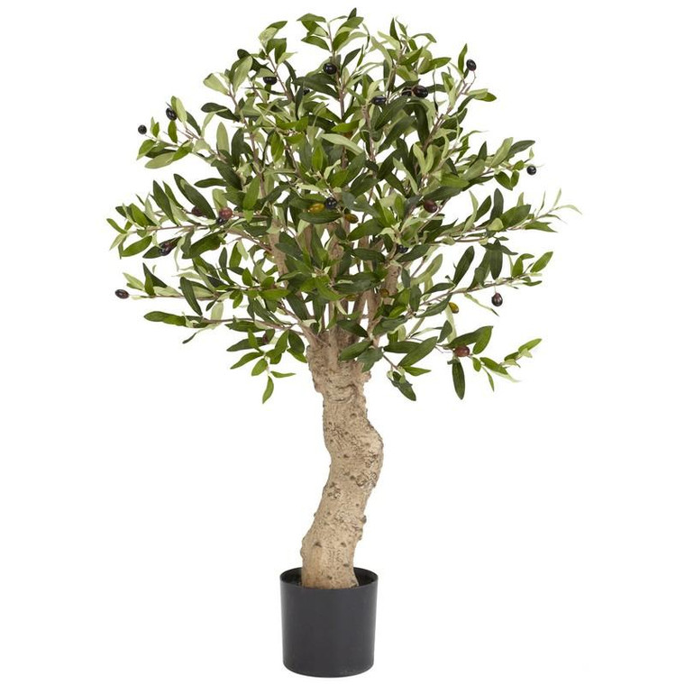 2.5' Olive Silk Tree 5331 By Nearly Natural