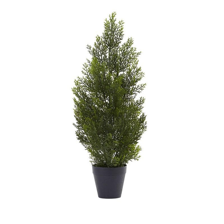 2' Mini Cedar Pine Tree (Indoor/Outdoor) 5469 By Nearly Natural
