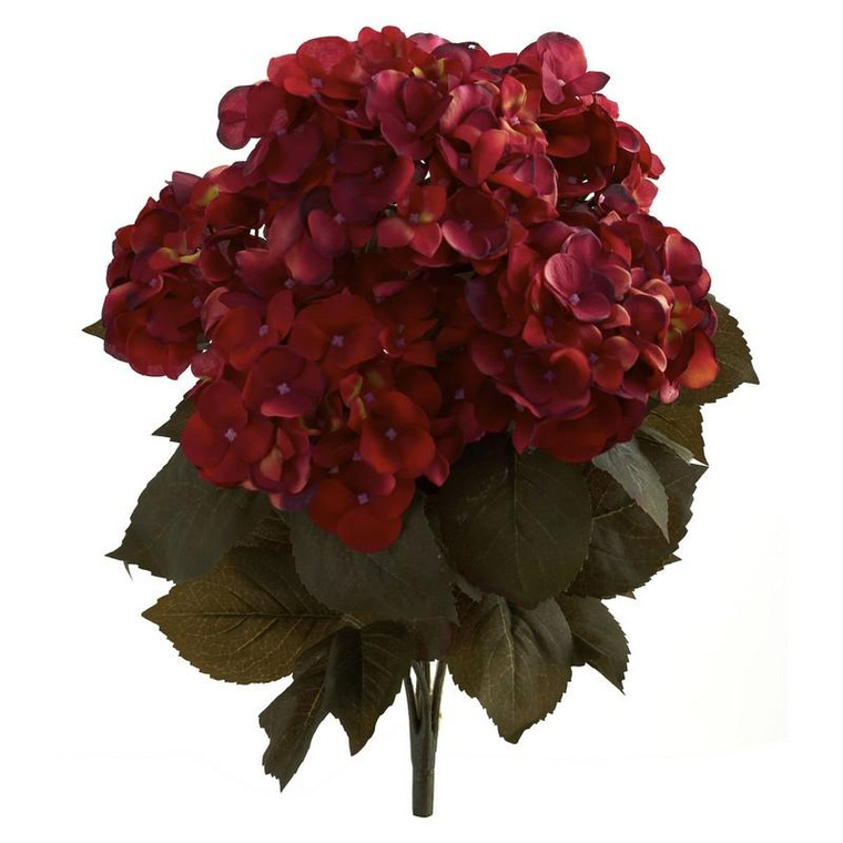 20" Fall Hydrangea Artificial Plant (Set Of 2) 6126-S2-RU By Nearly Natural