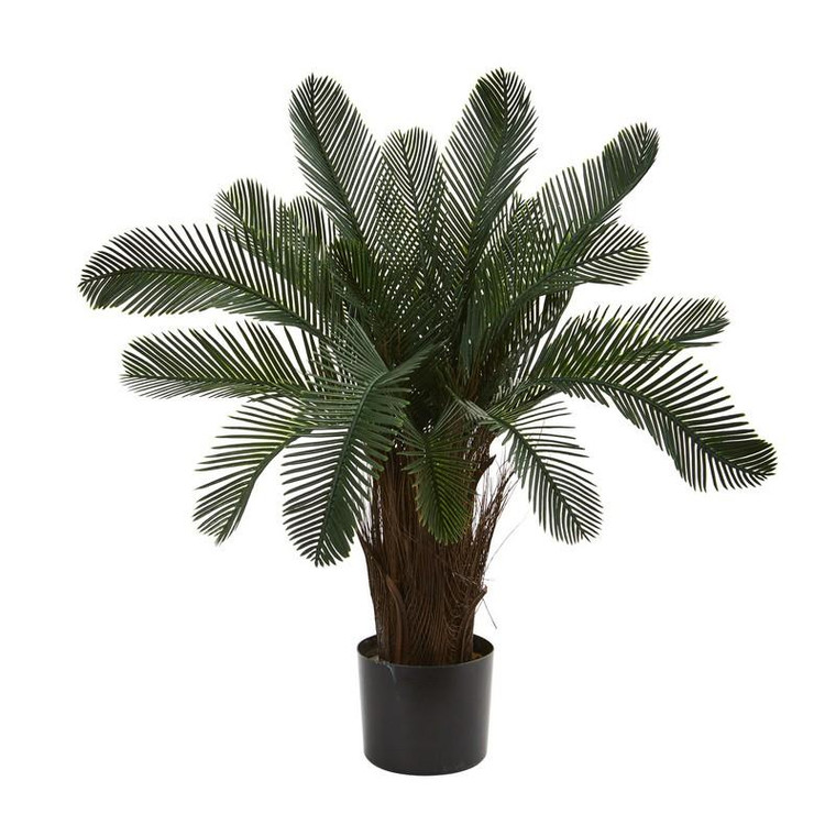 2' Cycas Artificial Tree Uv Resistant (Indoor/Outdoor) 6937 By Nearly Natural