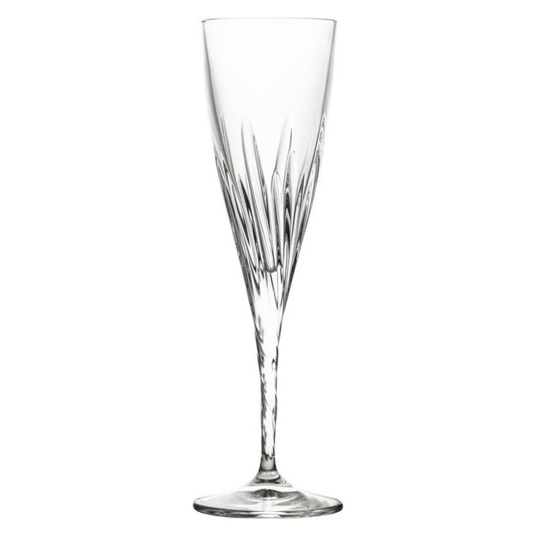Fluente 8.96 Oz. Champagne Flute Crystal Glass (Pack Of 12) FLUENTE-FLUTE By 10 Strawberry Street