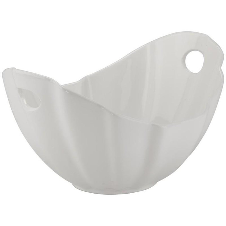 Whittier Boat Bowl With Wave Texture 12.5" (Pack Of 4) WTR-13WVBOATBWL By 10 Strawberry Street
