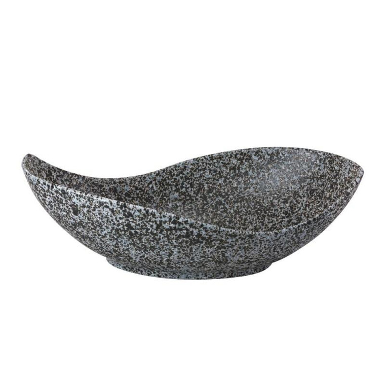 Whittier Canoe Bowl, 12", Granite (Pack Of 12) WTR-12CANOEBWL-G By 10 Strawberry Street