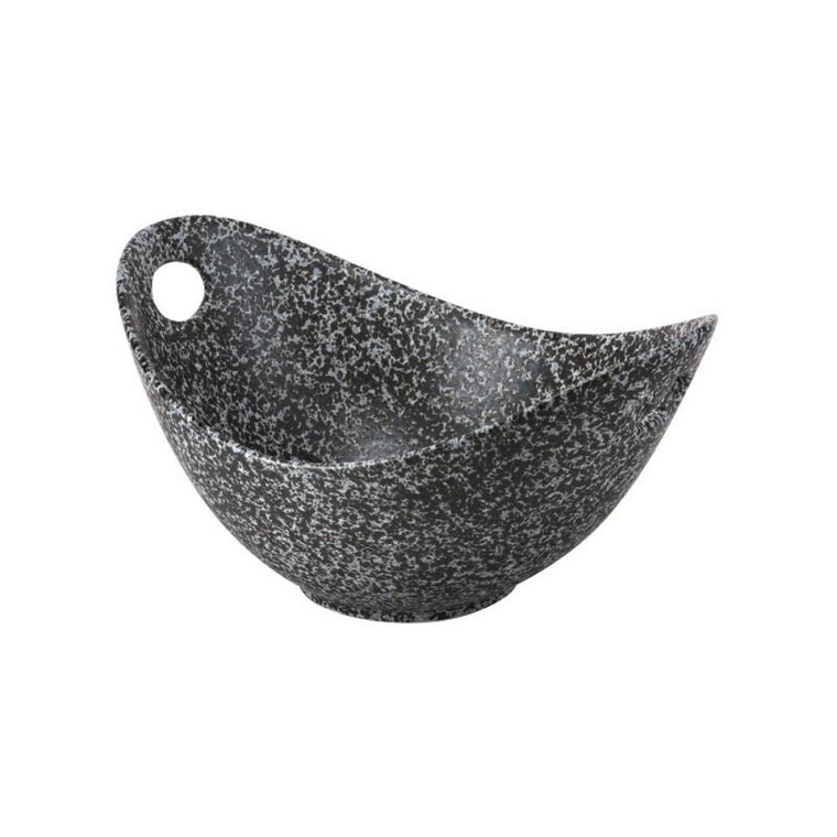 Whittier Curve Bowl With Cut-Outs, 7.75, Granite (Pack Of 18) WTR-8CUTOUTBWL-G By 10 Strawberry Street