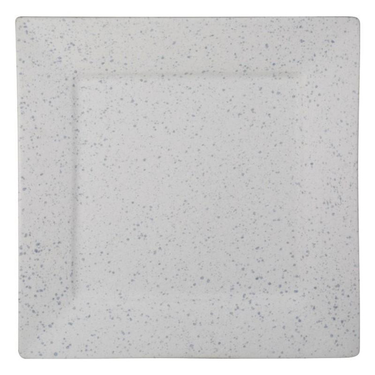 Whittier Square Platter, 16, Blue Speckle (Pack Of 4) WTR-16SQ-BS By 10 Strawberry Street
