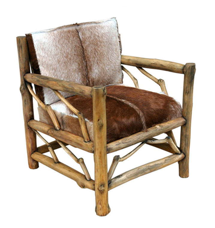 AFD 11140851 Fur Teak Lodge Arm Chair