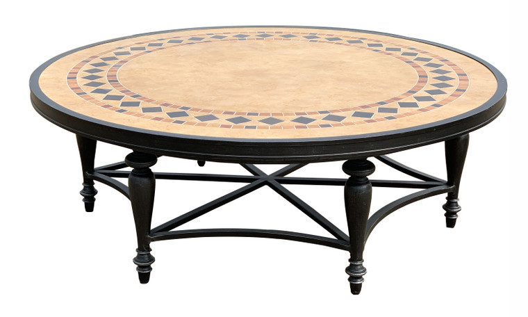 AFD 12011532 Astoria Round Tile Outdoor Coffee Table