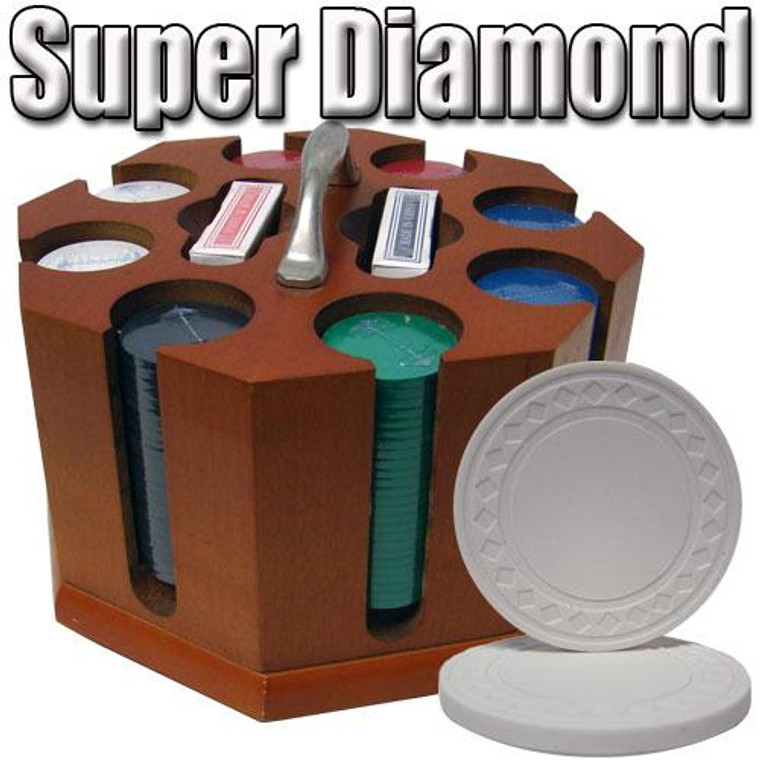Custom Breakout 200 Ct Super Diamond Chip Set Wood Carousel CSSU-200CC By Brybelly