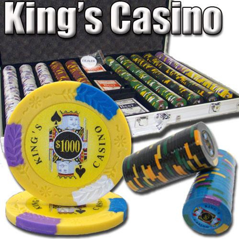 1,000 Ct - Custom Breakout - Kings Casino 14 G - Aluminum CSKC-1000ALC By Brybelly
