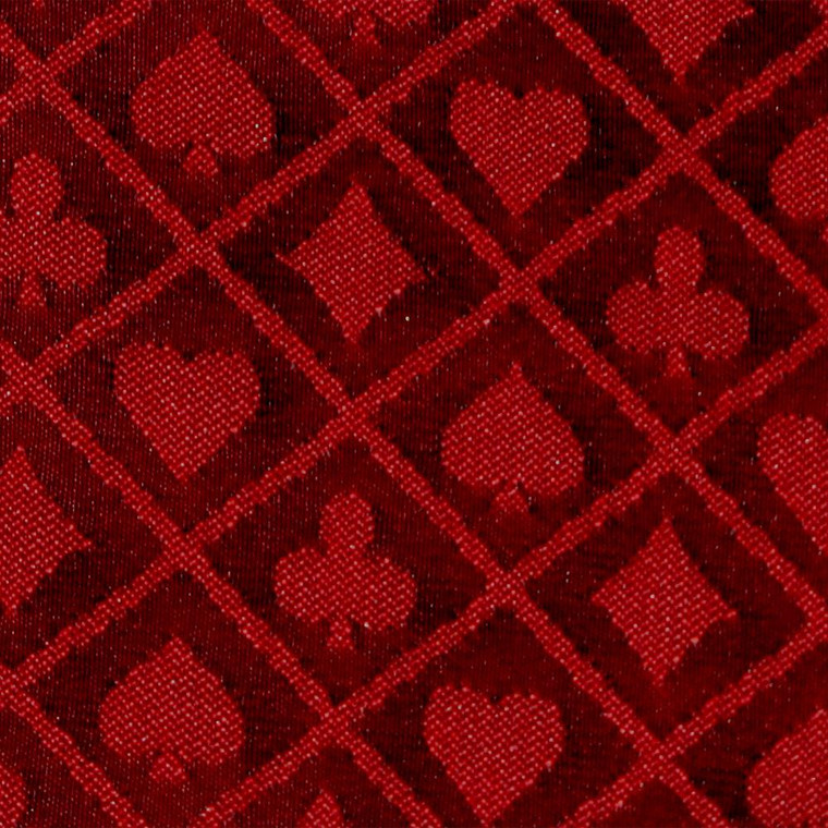10' Section Of Red Two-Tone Poker Table Speed Cloth GCLO-452 By Brybelly