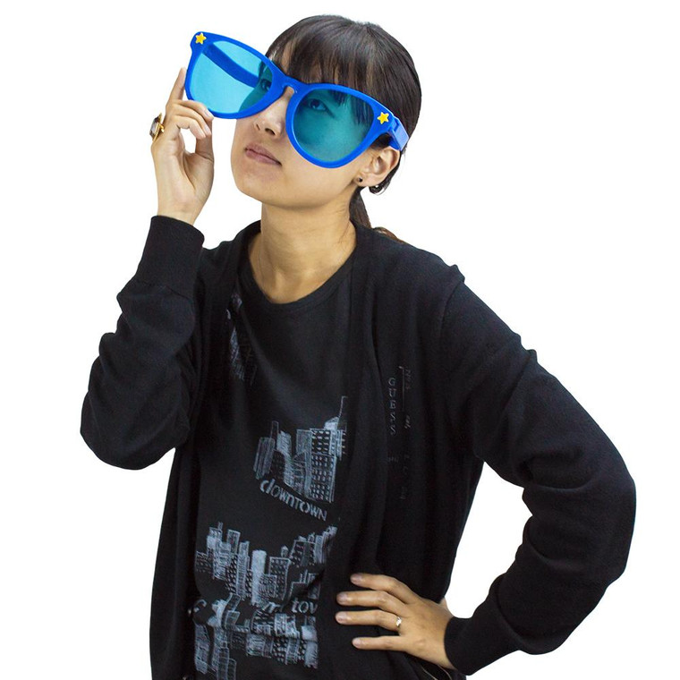 Jumbo Sunglasses - Blue MPAR-203 By Brybelly
