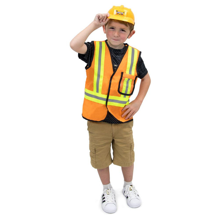 Construction Worker Children'S Costume, 7-9 MCOS-406YL By Brybelly