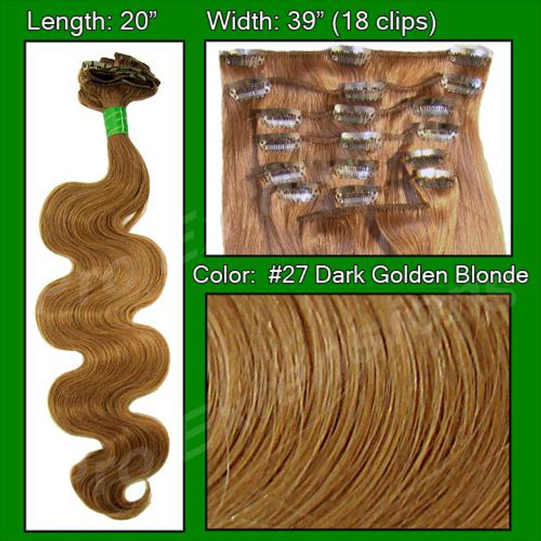 #27 Dark Golden Blond - 20 Inch Body Wave PRBD-20-27 By Brybelly