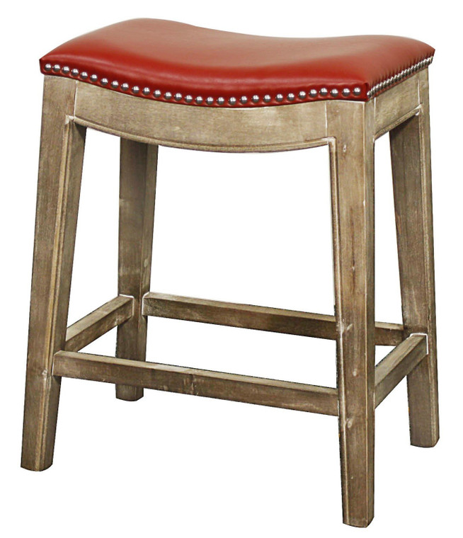 Elmo Bonded Leather Counter Stool 198625B-67 By New Pacific Direct