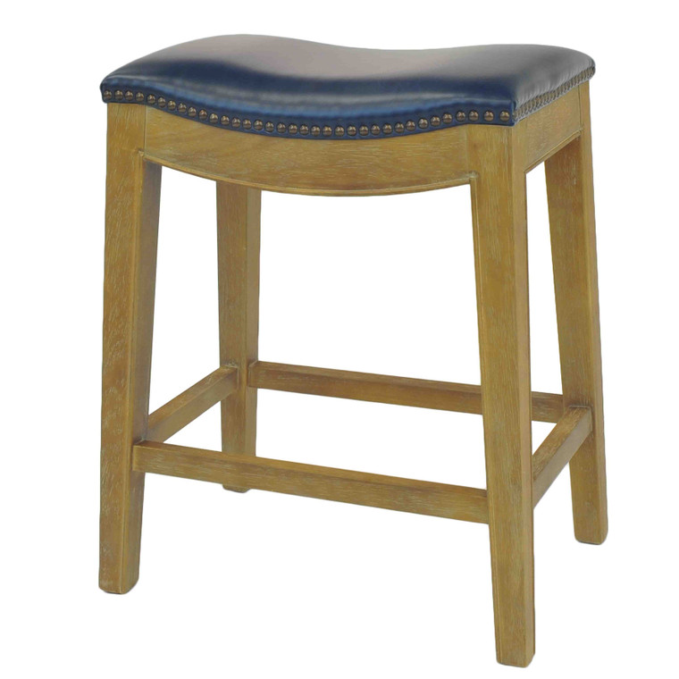 Elmo Bonded Leather Counter Stool 358625B-V05-WS By New Pacific Direct