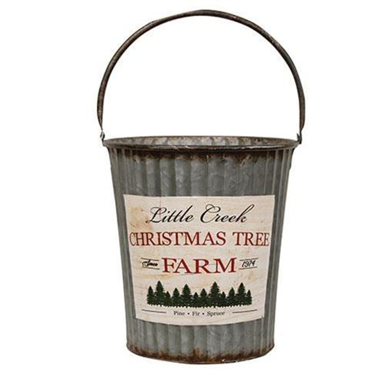 2/Set Little Creek Galvanized Pails GMxF090892S By CWI Gifts