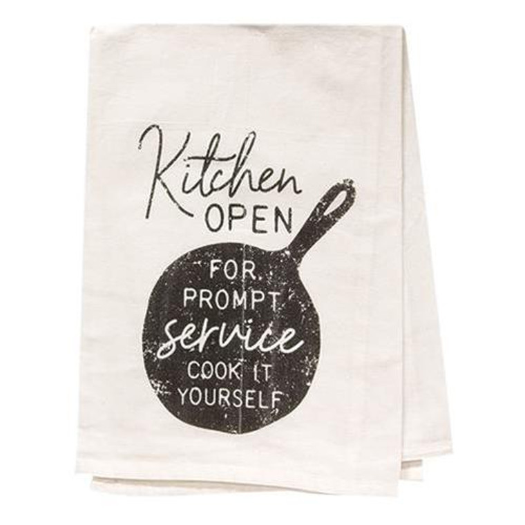 Kitchen Open Dish Towel G28036 By CWI Gifts
