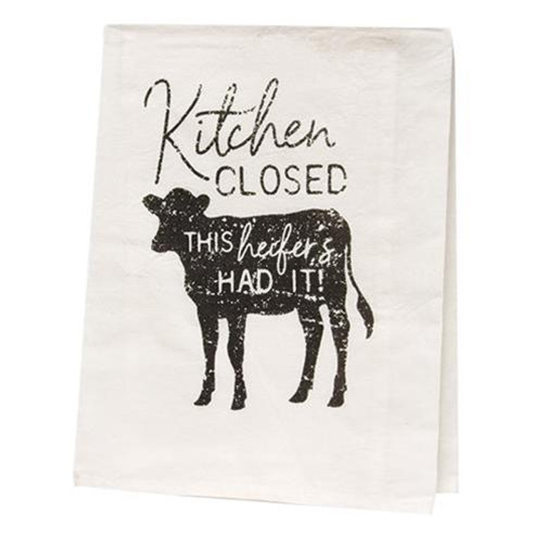 Kitchen Closed Dish Towel G28035 By CWI Gifts