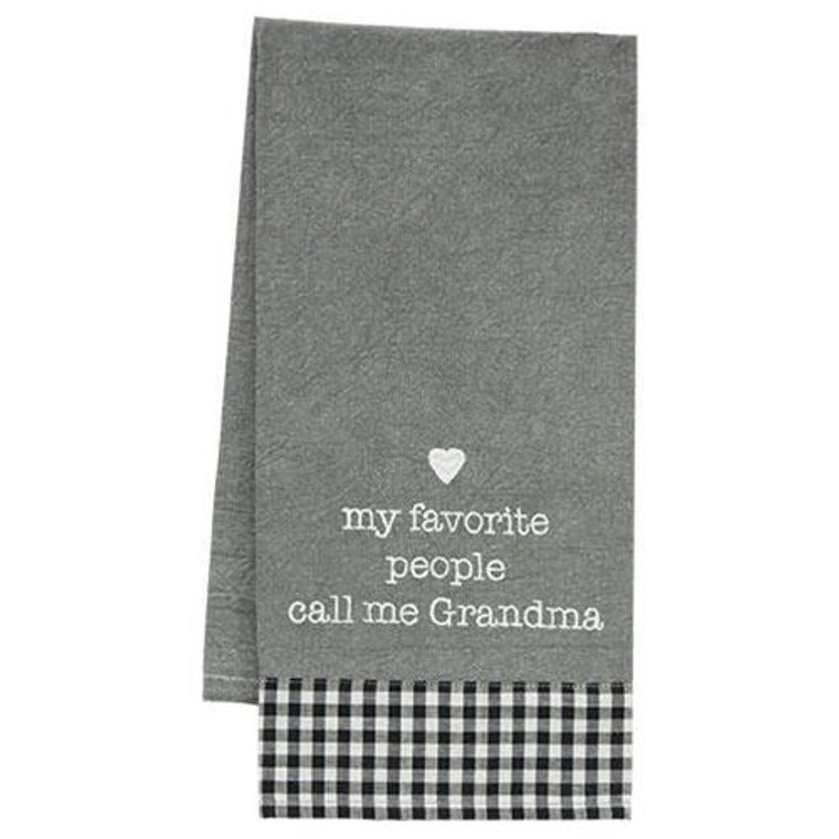 Favorite People Dish Towel G28030 By CWI Gifts