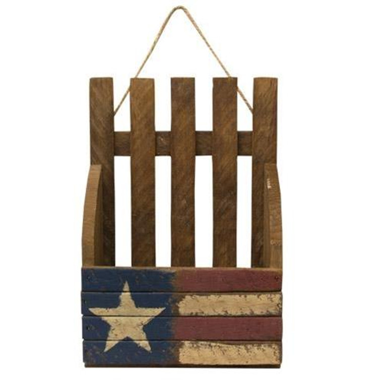 Hanging Lath Americana Pocket G20236 By CWI Gifts