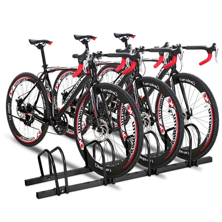 4 Bike Parking Garage Rack Storage Stand-Black AT5533BK