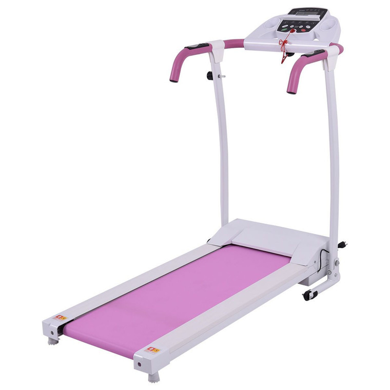 800 W Folding Fitness Treadmill Running Machine-Pink SP37066PI