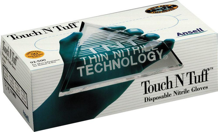 Touch N Tuff Disposable Nitrile Gloves (Pack Of 10) 412112