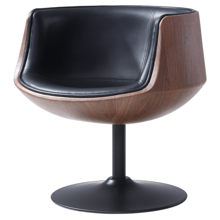 Conan Pu Leather Swivel Chair 6300039-273 By New Pacific Direct
