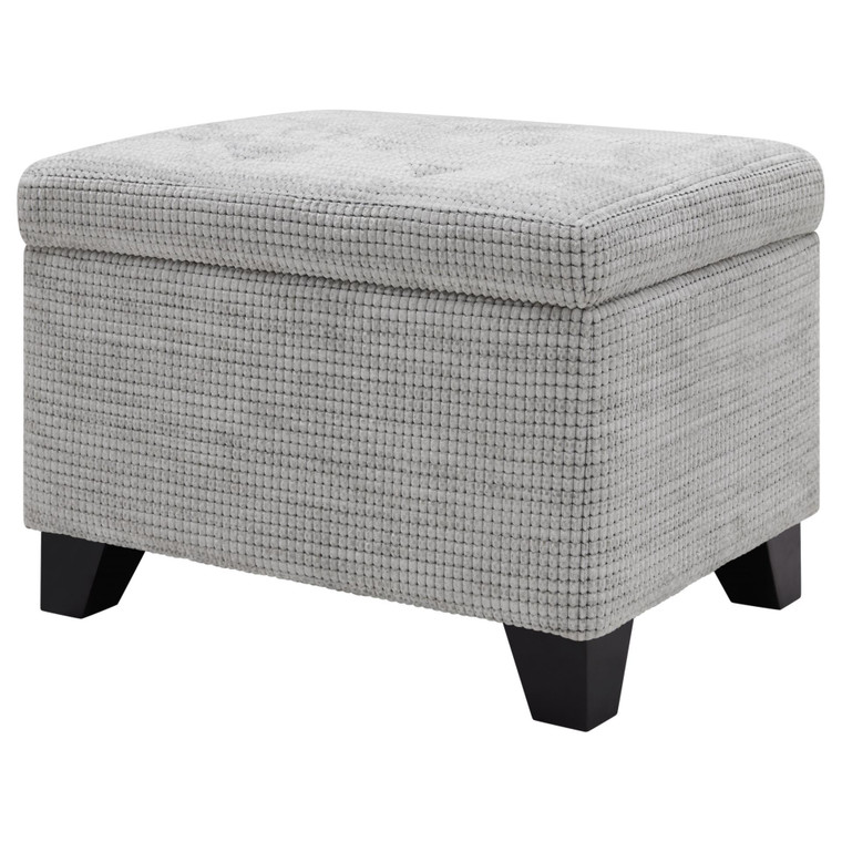 Julian Rectangular Fabric Storage Ottoman 1900140-409 By New Pacific Direct