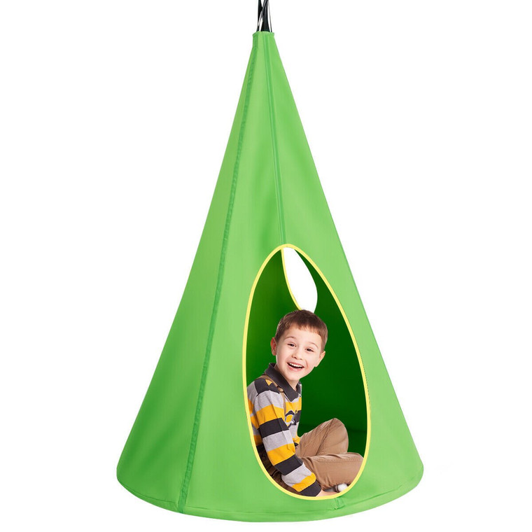40" Kids Nest Swing Hanging Seat Hammock -Green OP70140GN
