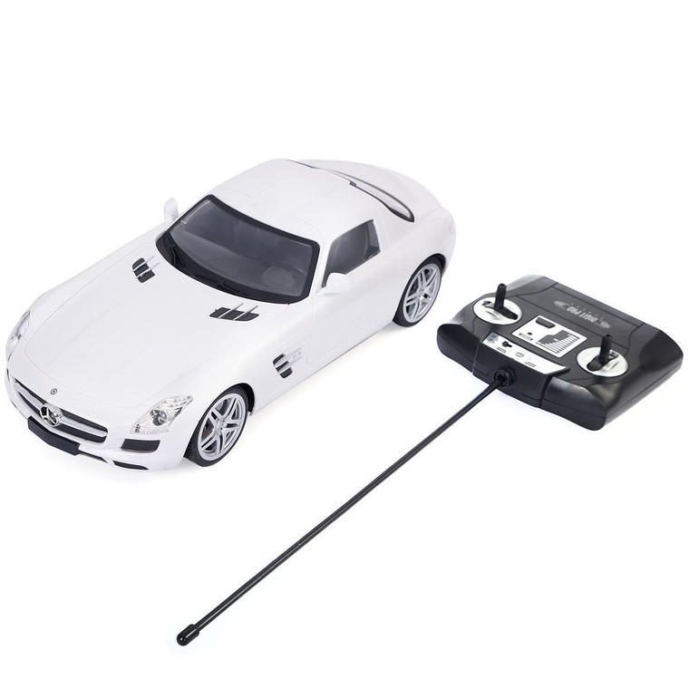 1/14 Scale Licensed Mercedes Benz Sls Amg Radio Remote Control Rc Car-White TY314485WH
