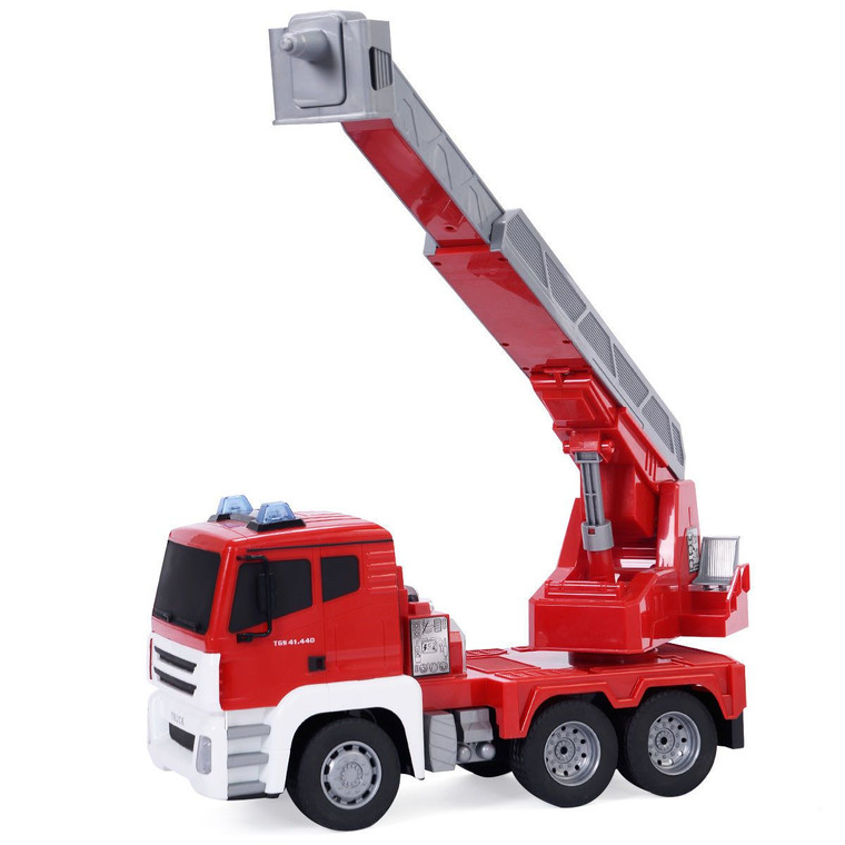 1/18 5Ch Remote Control Rescue Fire Engine Truck W/ Ladder TY536715