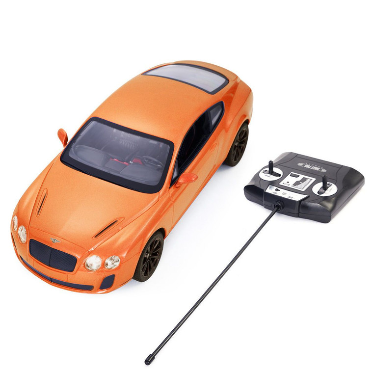 1/14 Bentley Continental Gt Supersports Radio Remote Control Rc Car New-Orange TY314500OR