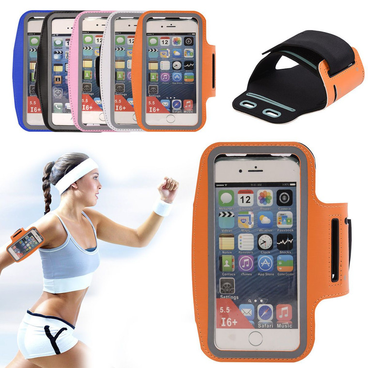 Sports Running Jogging Gym Armband Case Cover Holder For Iphone 6 Plus-Orange SP34494OR