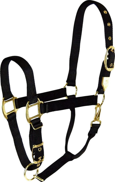 Adjustable Chin Horse Halter With Snap 350087