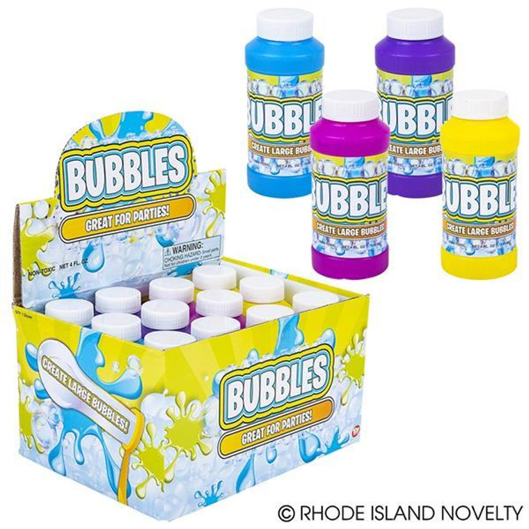 4 Oz Bubble Bottle BUBUB04 By Rhode Island Novelty