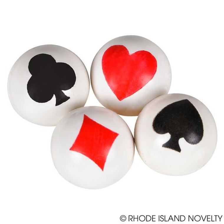 1" Poker Hi Bounce Balls BAPOK25 By Rhode Island Novelty