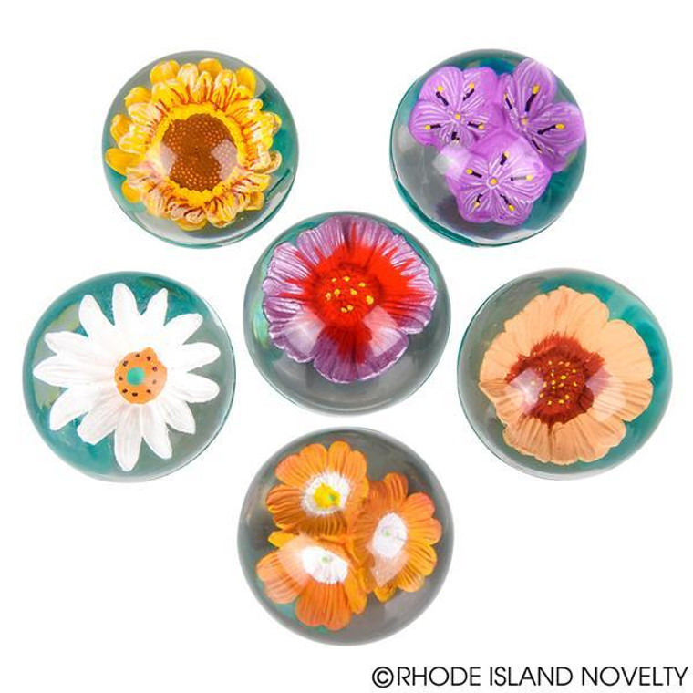 1.75" 45Mm Flower Hi-Bounce Ball BAFLO45 By Rhode Island Novelty