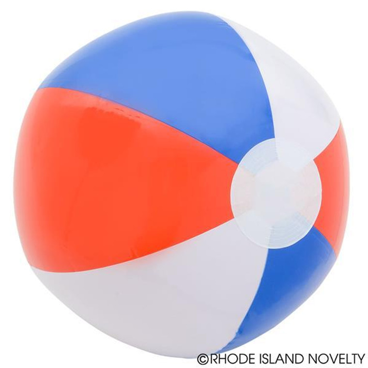 16" Patriotic Beach Ball IBRWB16 By Rhode Island Novelty