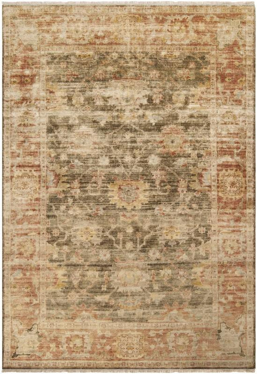 Surya Hillcrest Hand Knotted White Rug HIL-9004 - 9' x 13'